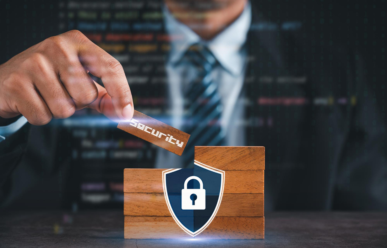 Business professional implementing cybersecurity measures to strengthen data protection in Melbourne